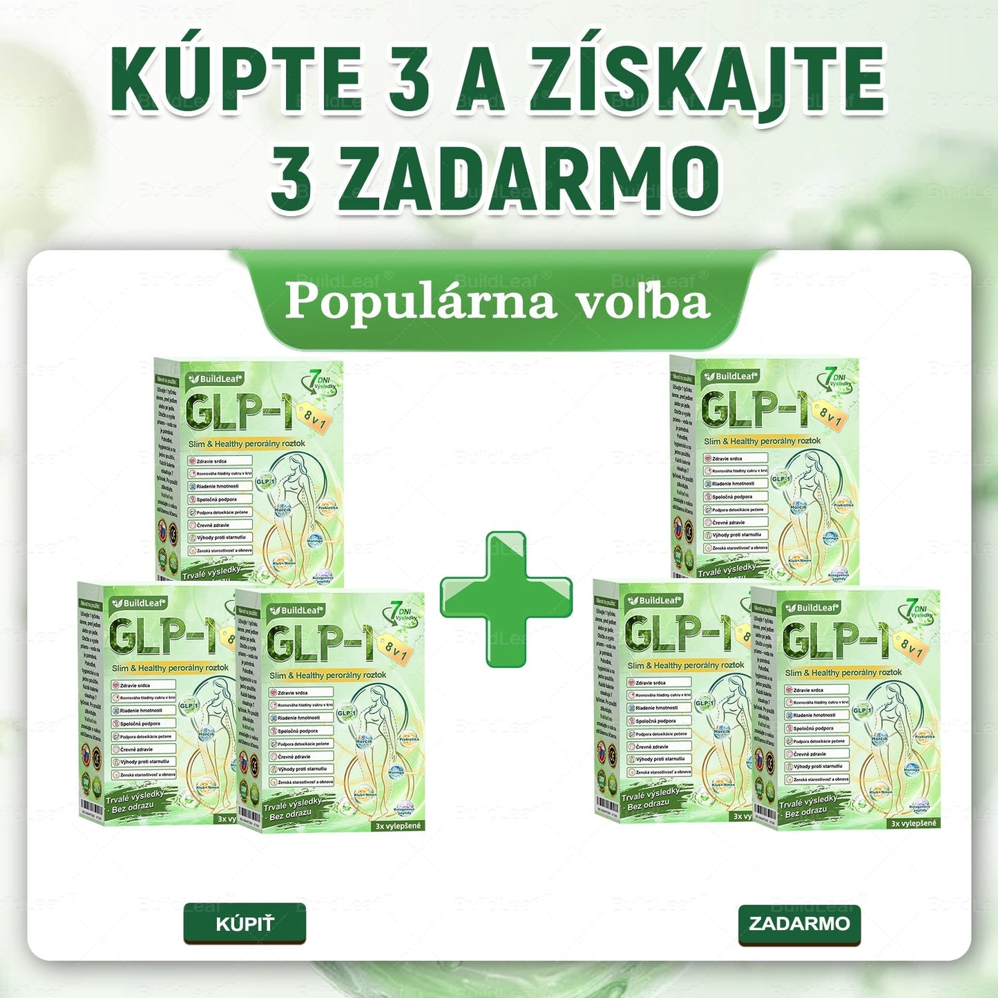 🎁 Zostáva už len 5 krabičiek! Ponúkame vám dodatočnú zľavu 50 %! Dostaňte sa do formy a buďte zdraví. Schudnite teraz – ďalšiu šancu už tento rok mať nebudete!