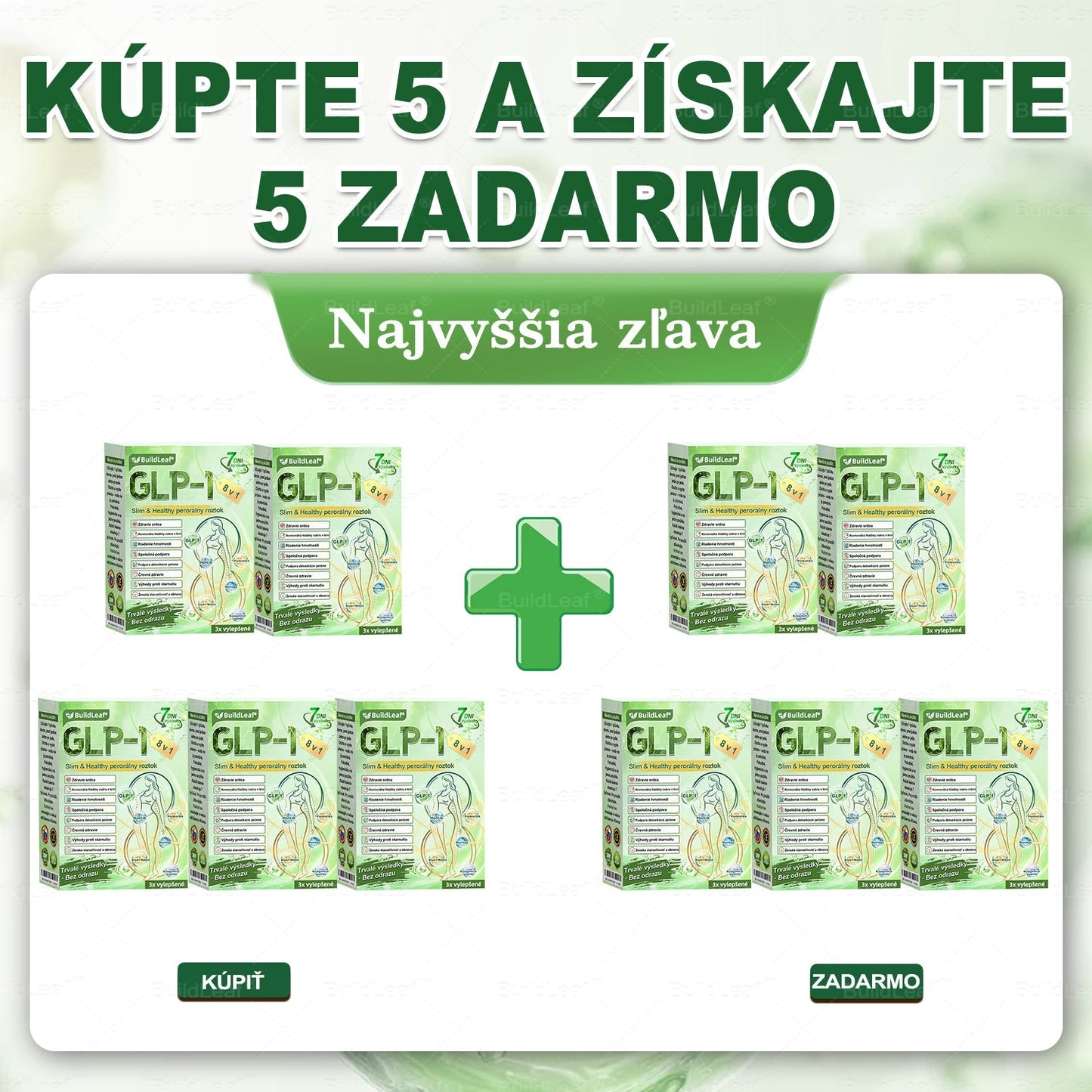 🎁 Zostáva už len 5 krabičiek! Ponúkame vám dodatočnú zľavu 50 %! Dostaňte sa do formy a buďte zdraví. Schudnite teraz – ďalšiu šancu už tento rok mať nebudete!